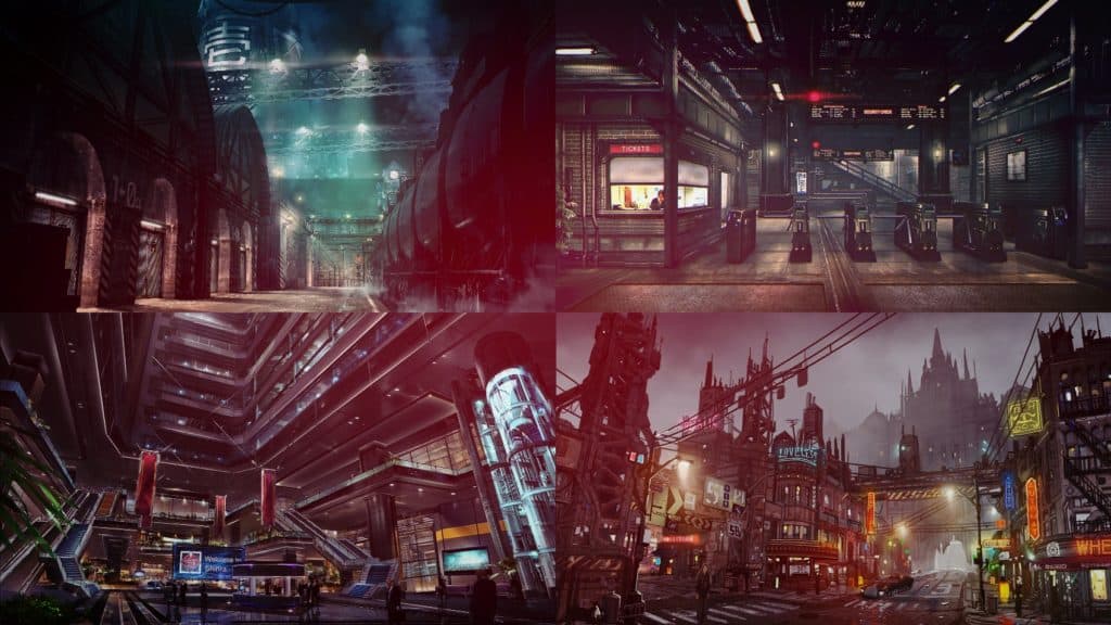 Midgar concept arts