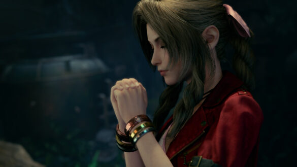 Aerith praying